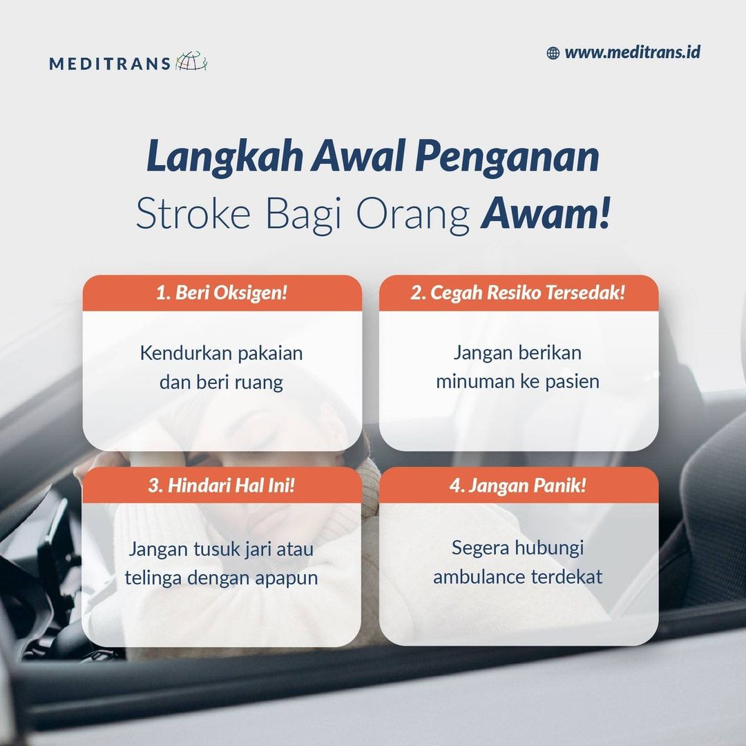 Langkah Awal Penanganan Stroke Bagi Orang Awam! - Meditrans Global